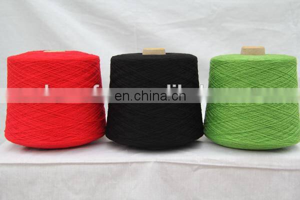 Dyed 80% wool 20% cashmere blended yarn for stock sale