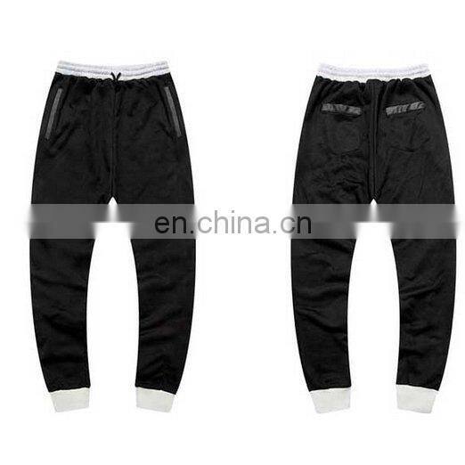 custom print joggers men drop crotch trousers