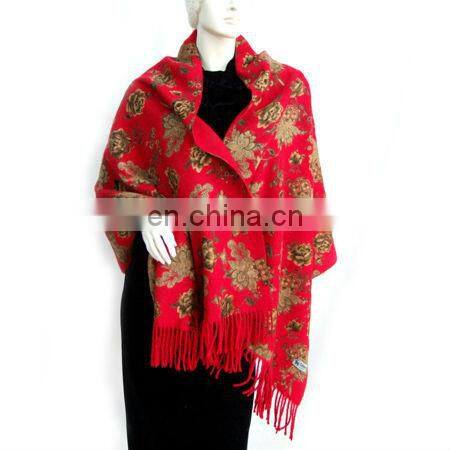 CGWS-127 Wool scarf Wool checked scarf Popular wool scarf
