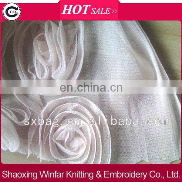 Designs in China chemical lace embroidery fabric for lady dress garment