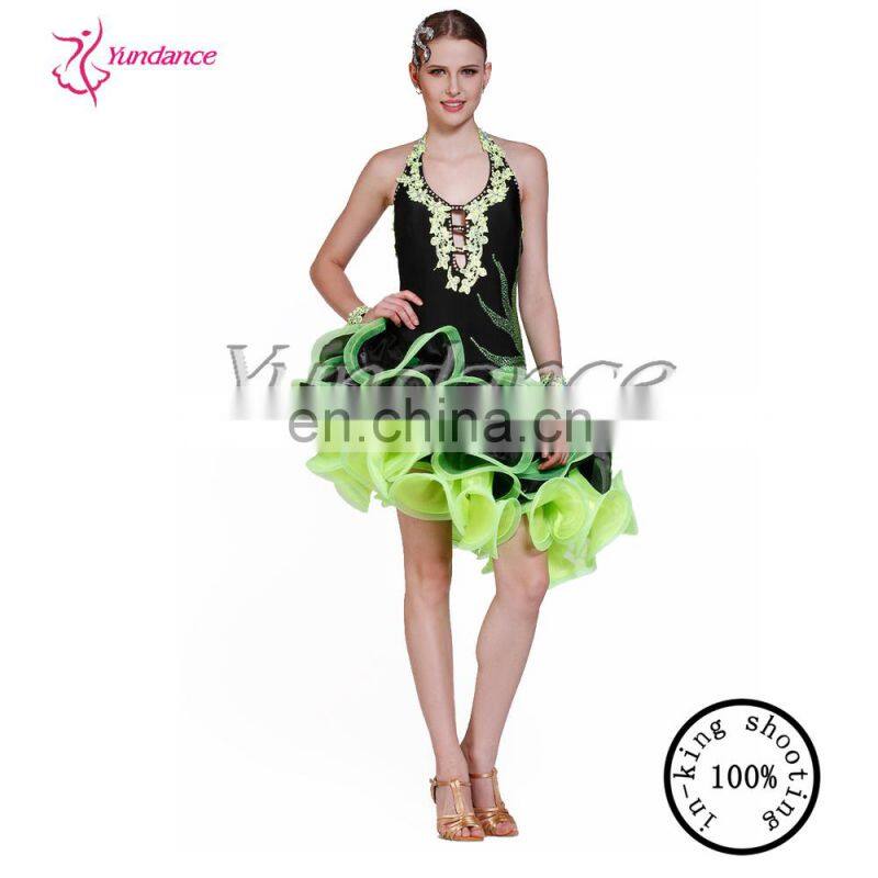 2016 Latin Dance Dress Girls Samba Latin Dance Dress L-1303