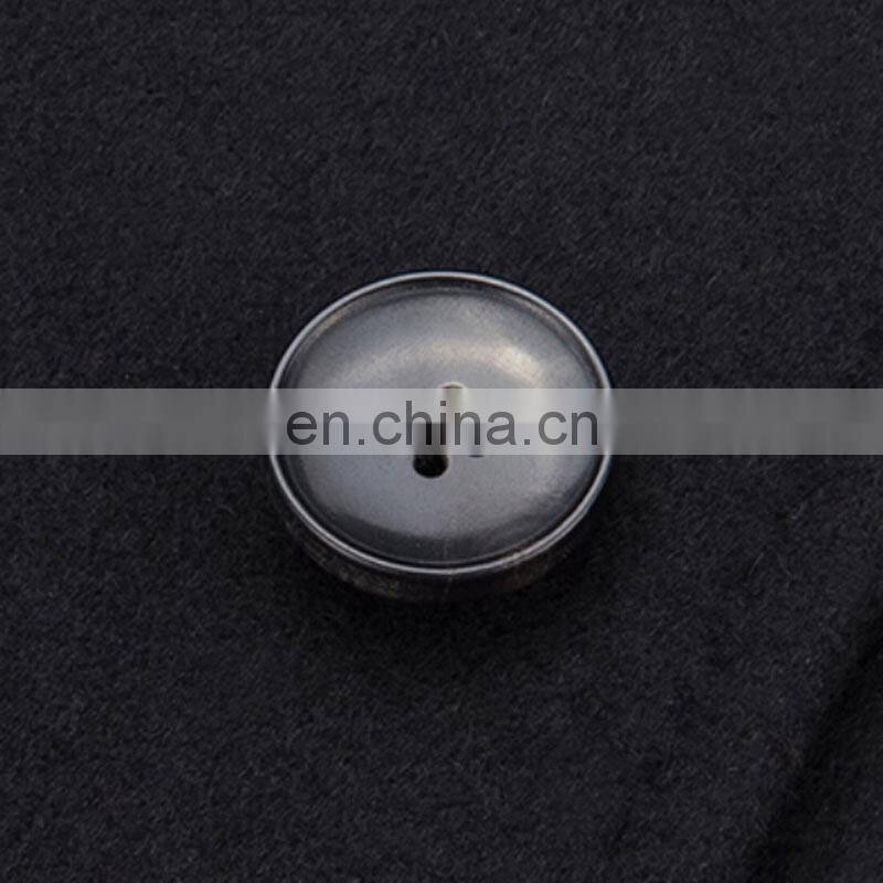 High quality fashion men's wool overcoat slim fit pure color trench coat