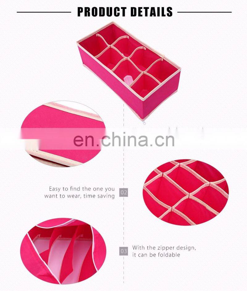 Organizer Storage Box Drawer Closet For Underwear Scarfs Socks Bra