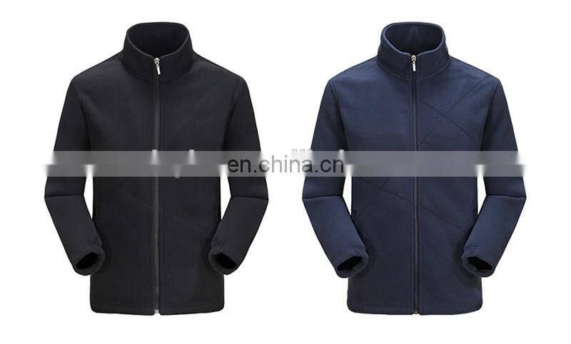 High quality Warm polar fleece jacket, softshell polar fleece jacket with customize embroidery logo