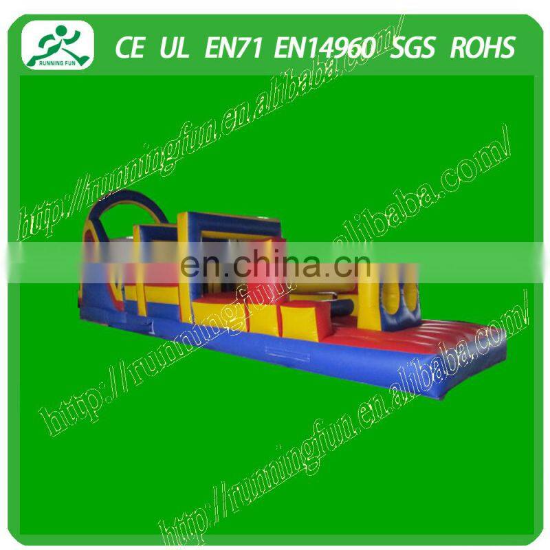 Colorful giant inflatable obstacle/inflatable obstacle course for children games(Running Fun)