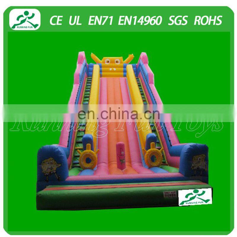 Attractive inflatable castle slide, stair slide inflatable