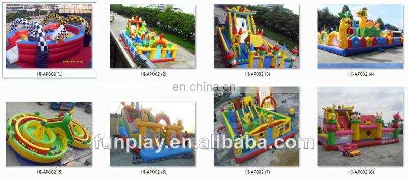Outdoor amusement park CE commercial wholesale Inflatable fun city