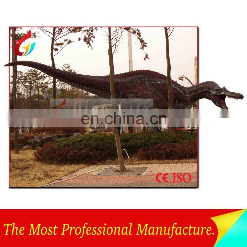 Outdoor park huge fiberglass dinosaur sculpture