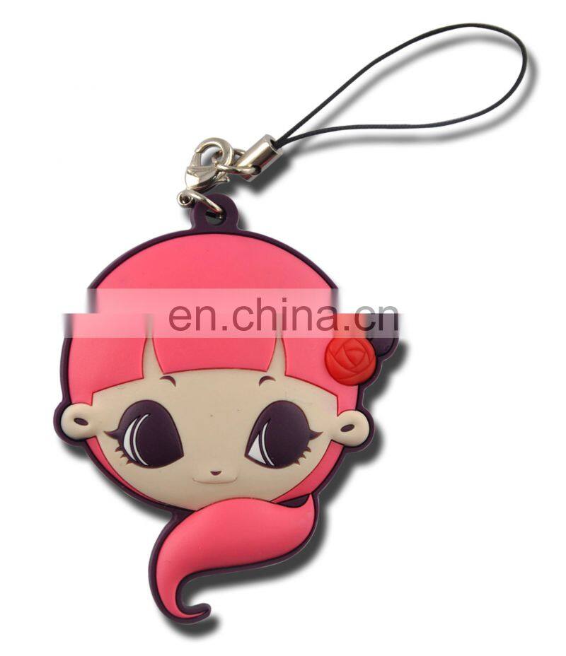 Custom bespoke rubber key chain