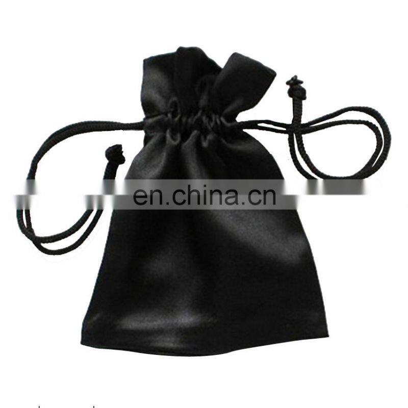 high-quality logo picture print oem made white satin pouches