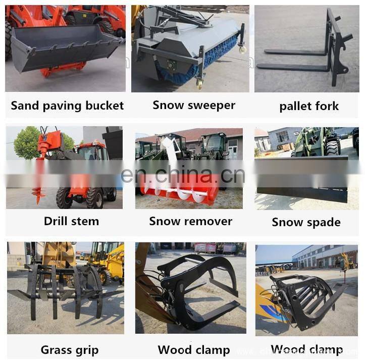 Construction equipment snow blower wheel loader ZL20F