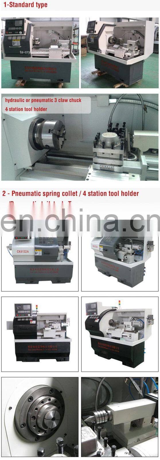 small metal cnc lathe soft jaws CK6132A