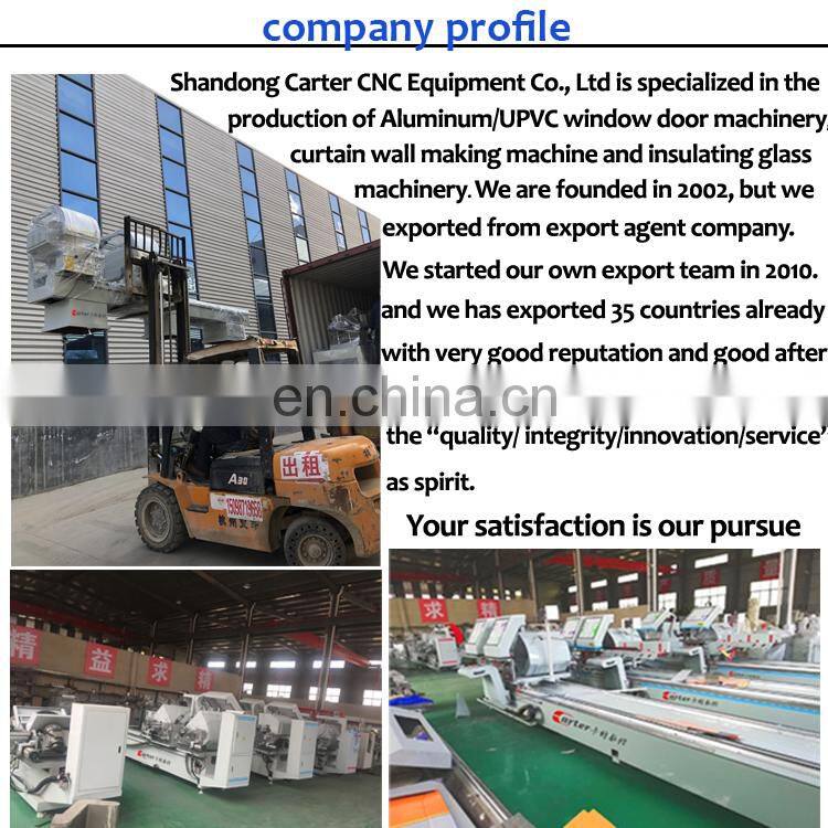 upvc window fabrication equipment pvc window frame fabrication machine 3 heads welding machine