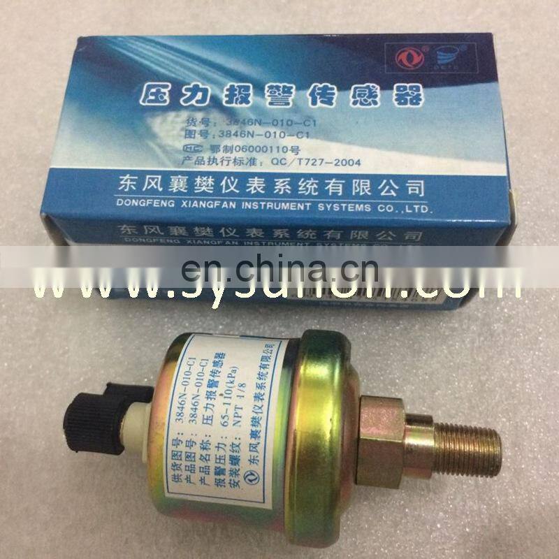 genuine Engine fuel pressure sensor 3967251 3846N-010 diesel engine 6CT 6CT8.3 oil pressure Sensor