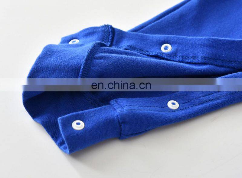 2018 New fashion baby boys girls clothes newborn blue & red printing jumpsuit infant clothing set