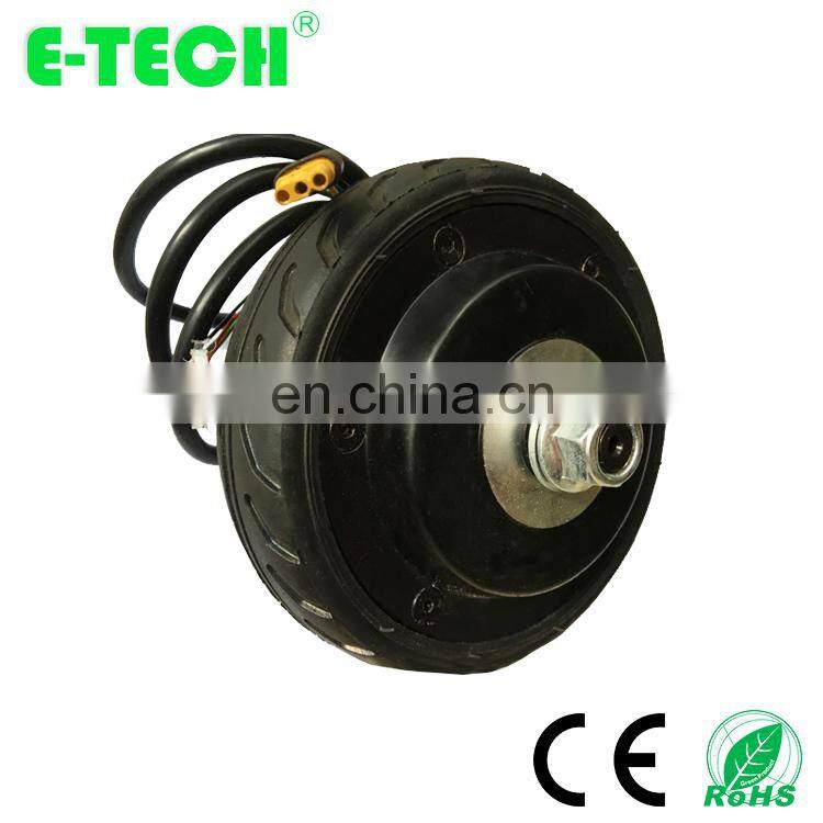 Robotics motor wheel 5 inch 36V 250W 1024ppr hub motor wheel with driver