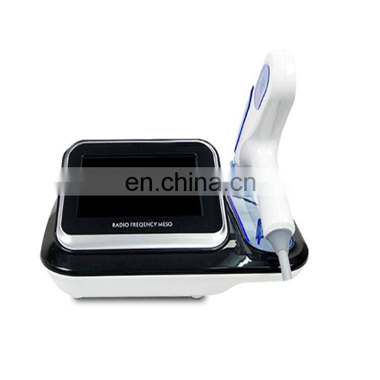 Portable salon use Radio Frequency face lifting wrinkle removal skin rejuvenation water oxygen jet mesotherapy gun