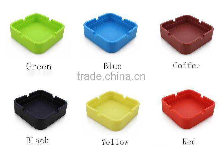 Cheapest Silicone Ashtray Eco Friendly Black Shatterproof Cigar Funny Ashtray Rubber Silicone Ashtray