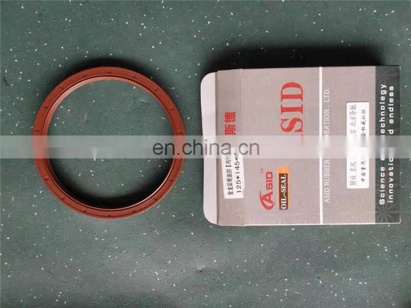 China bus chassis OEM 125x145x10 rear wheel oil seal bus auto
