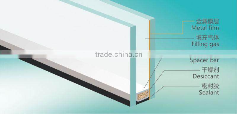 Single Low-E Glass with ISO9001 and CE certificate