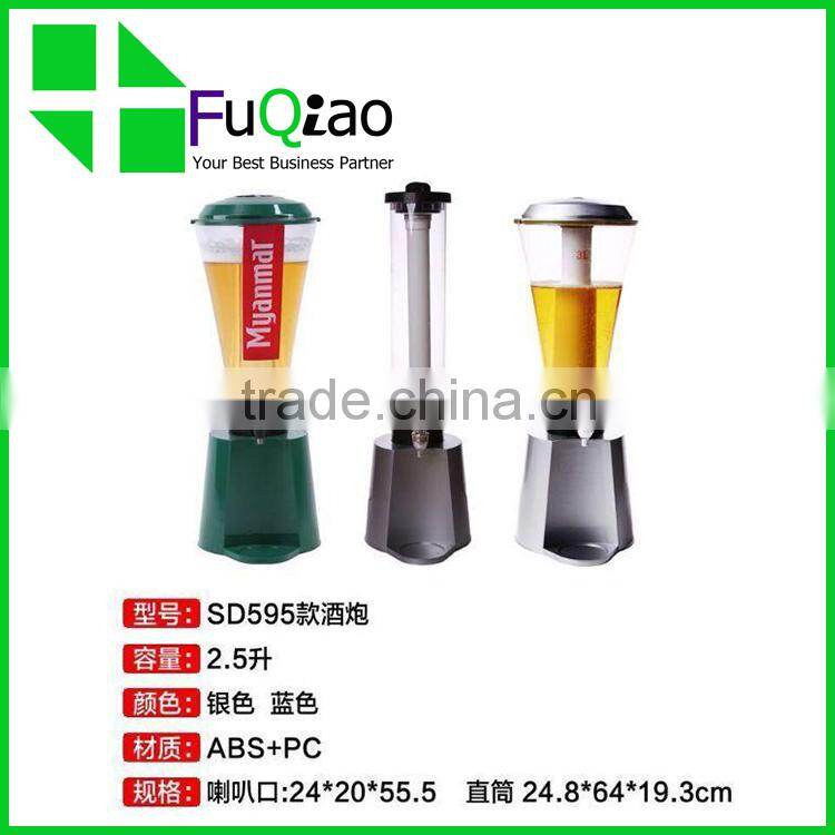 New Design Printing Logo Plastic Tabletop Cool Beer Dispenser