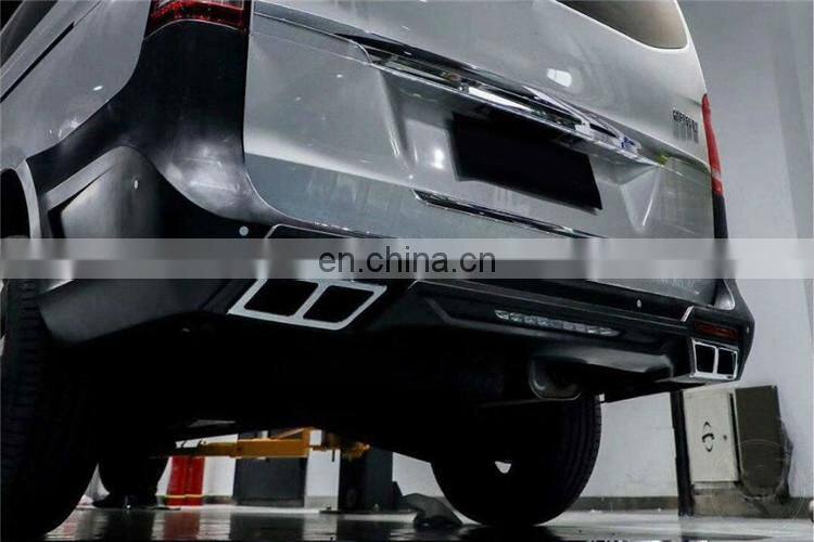 V class w447 body kit fit for V250 V260L to EUROCAR style with front bumper grille rear bumper 2016 2017 2018 year