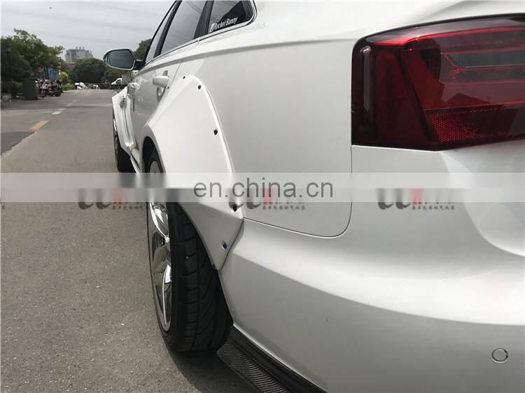 wide body kit for Audi A6 car parts with diffuser