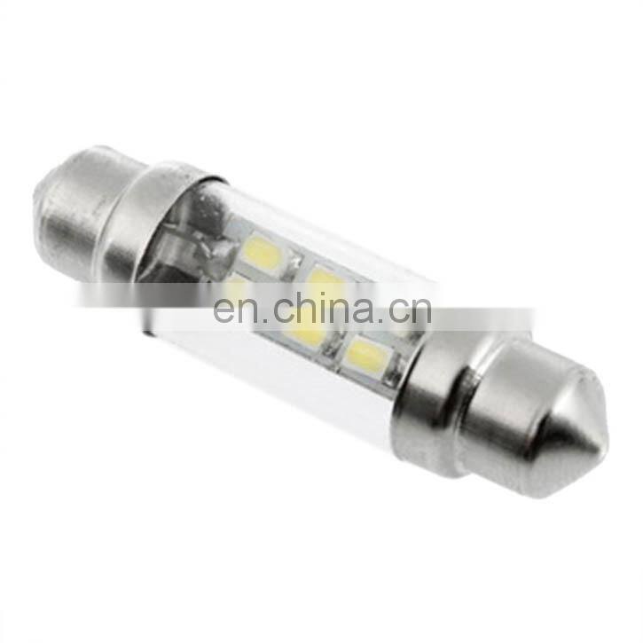 Pure White 15 SMD 5050 SMD LED SMD Festoon Light Lamp Panel T10 Dome BA9S Adapter DC 12V