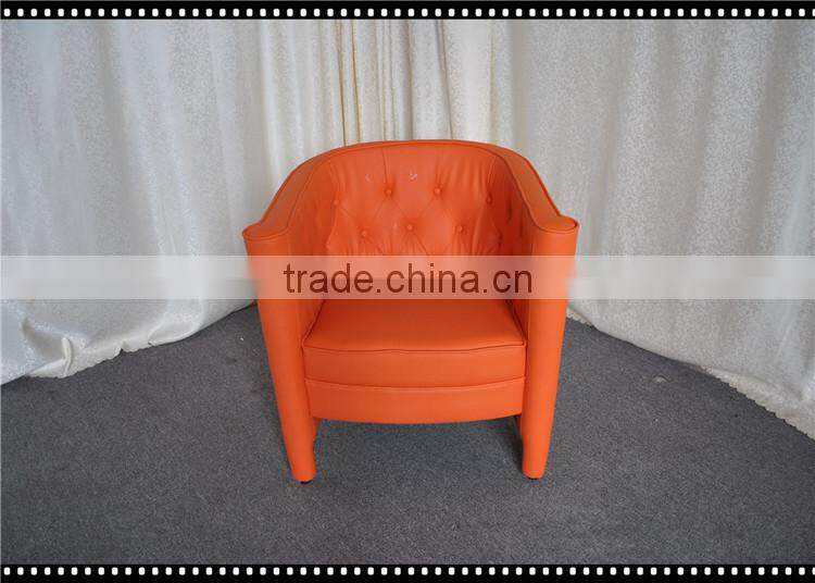 Country style fabric living room sofa chair