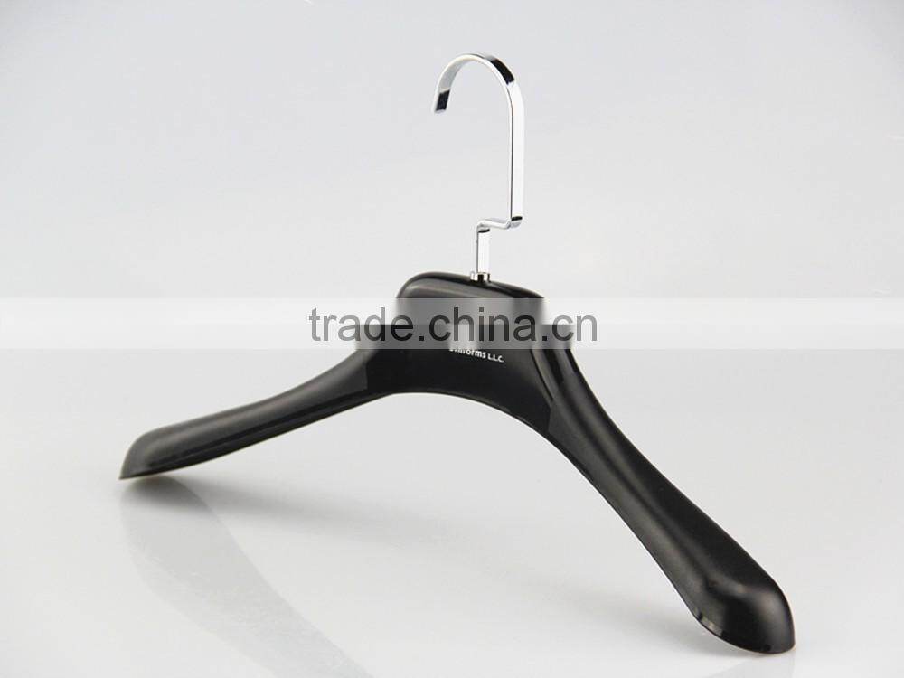IMY-488 black plastic wide coat hanger stand