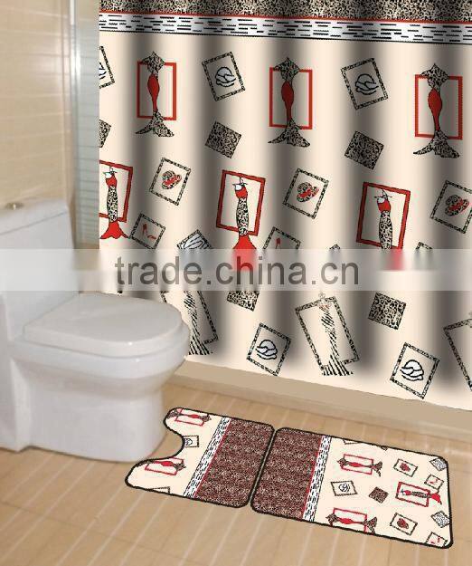 Custom floor bath mat set cheap