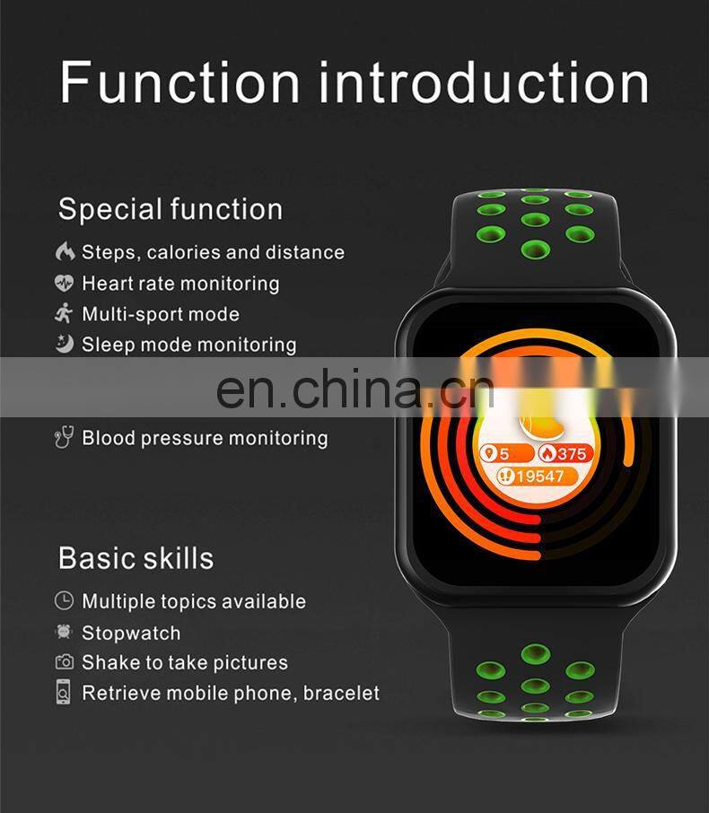 F8 Smart Watch Heart Rate Monitor Calories Fitness Tracker Alarm Clock IP67 Waterproof Reloj Smartwatch F8
