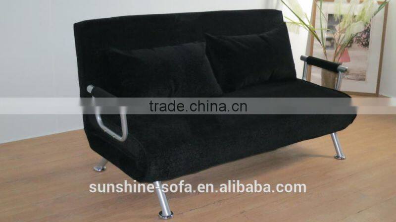 2015 Fashion Design Love Seat fabric Metal Sofa Bed Chair Furniture