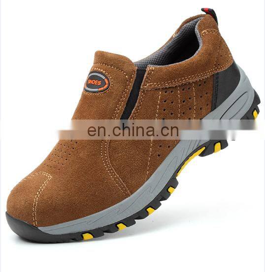 Steel toe dual density pu sole safety boots