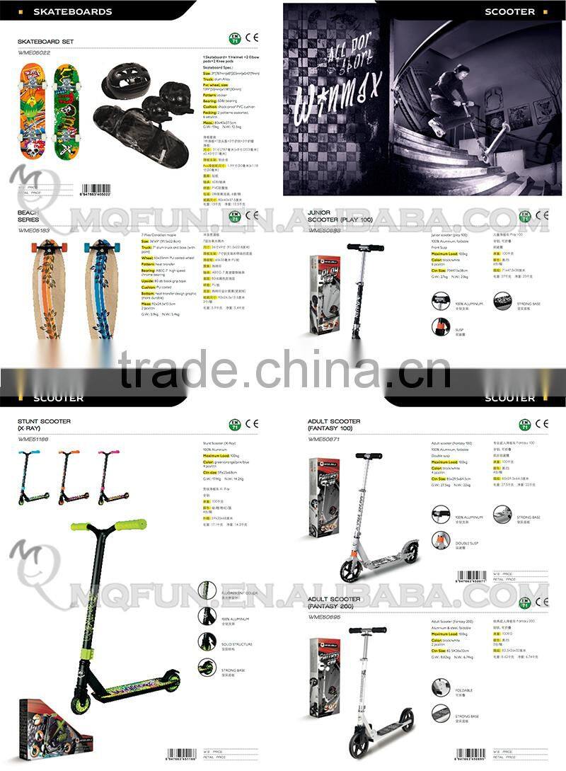 MINI QUTE Outdoor Fun & Sports 4 color 22.5" plastic funny kids boys children gift skateboard educational toy NO.WME05008A/C/H/D