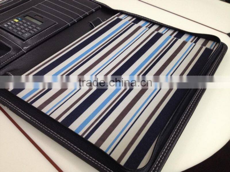 Promotional pu leather meeting folder, conference folder NS-JLJ0010