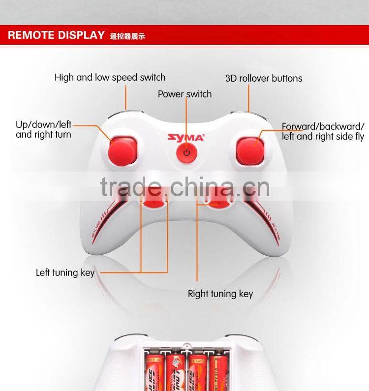 SYMA product X12 mini dron 2.4G 4CH nano quadcopter with frames and lights