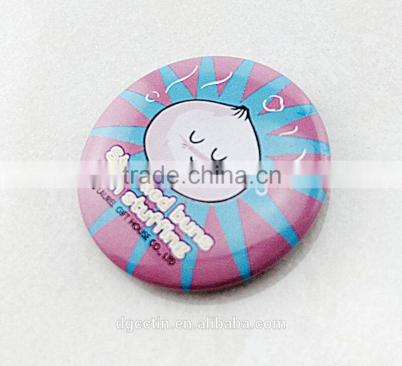 Nice printed tin badge with CMYK