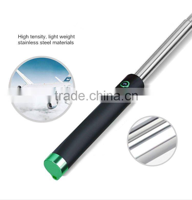 Wholesale Portable Mini Monopod Selfie Stick with wire for nokia lumia 925