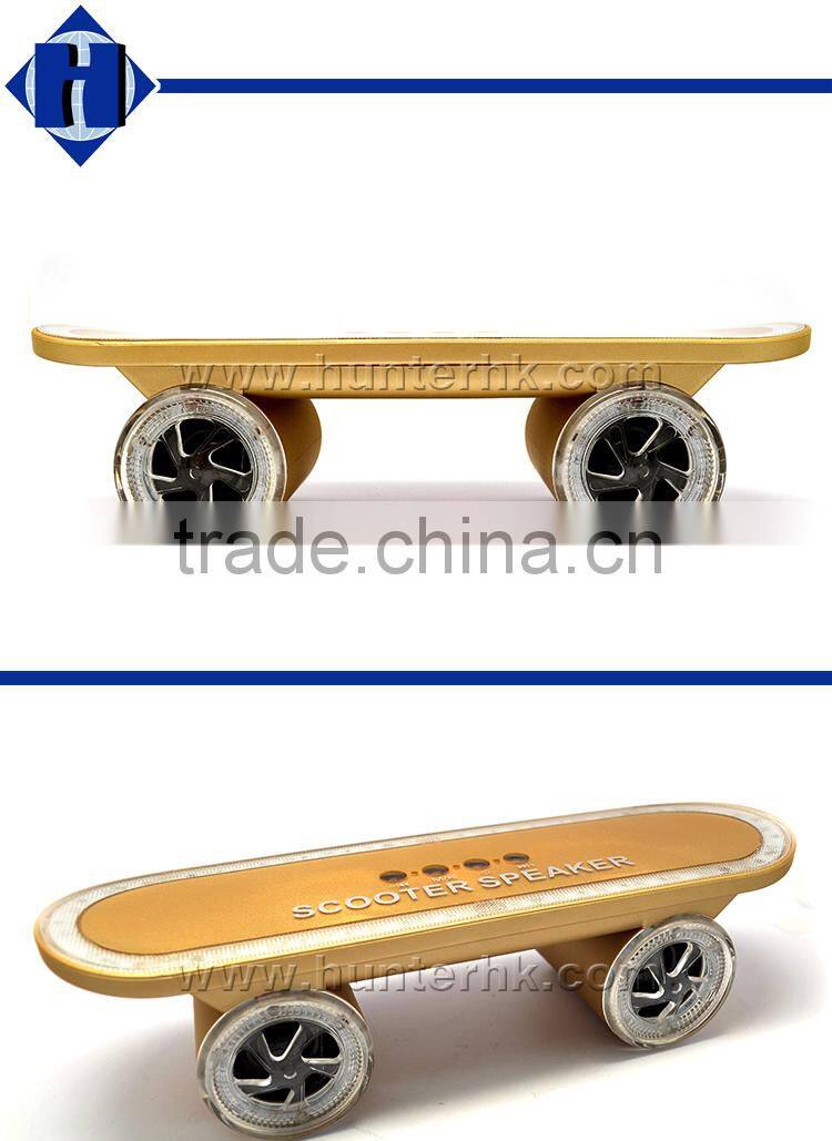 Scooter Design LED Flashing Bluetooth Speaker