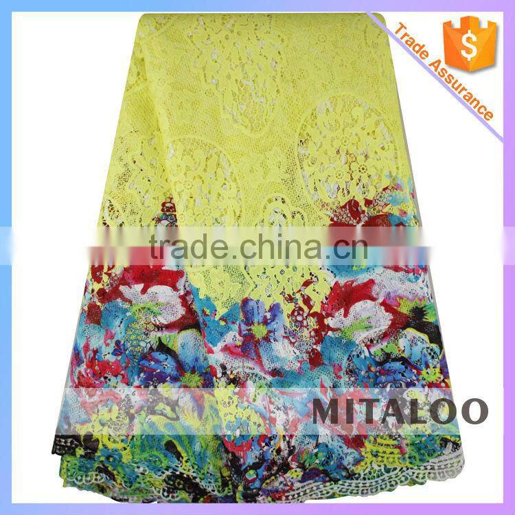 Mitaloo MSL0383 Top Quality Heavy African Lace Fabric Swiss Voile Lace with Best Price