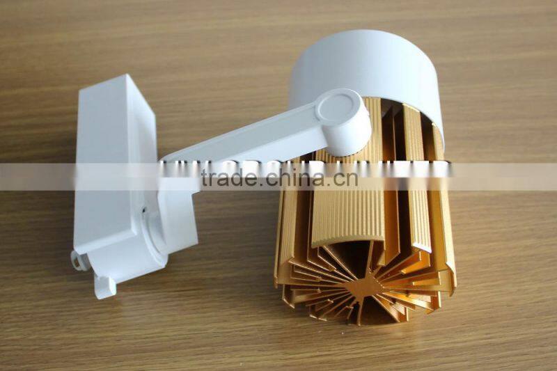 High Brightness track light 40w led track light 3 phase AC85-265V warm pure cold nature white for wholesales