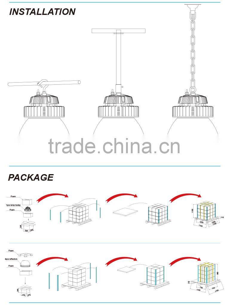 CE DLC SAA Approved High Lumen 150W Led high bay