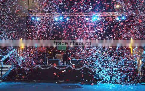 co2 gas confetti cannon paper machine Or N2 gas , powerful confetti cannon , big confetti cannon machine colorful confetti paper