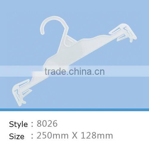 wholesale fashion design plastic clothes hanger for underwear and bra