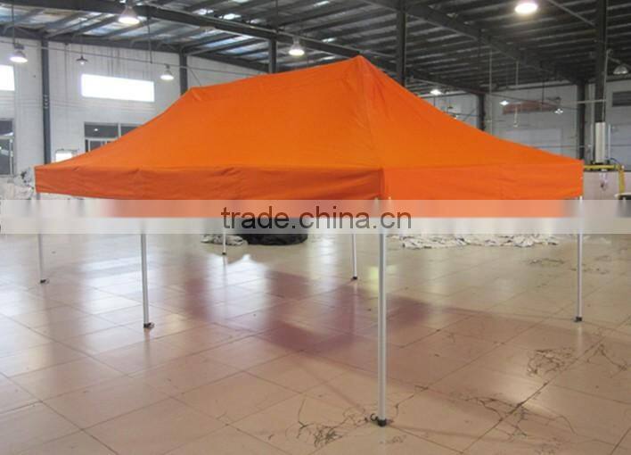 3m x6m small hexagon folding gazebo with window and door walls