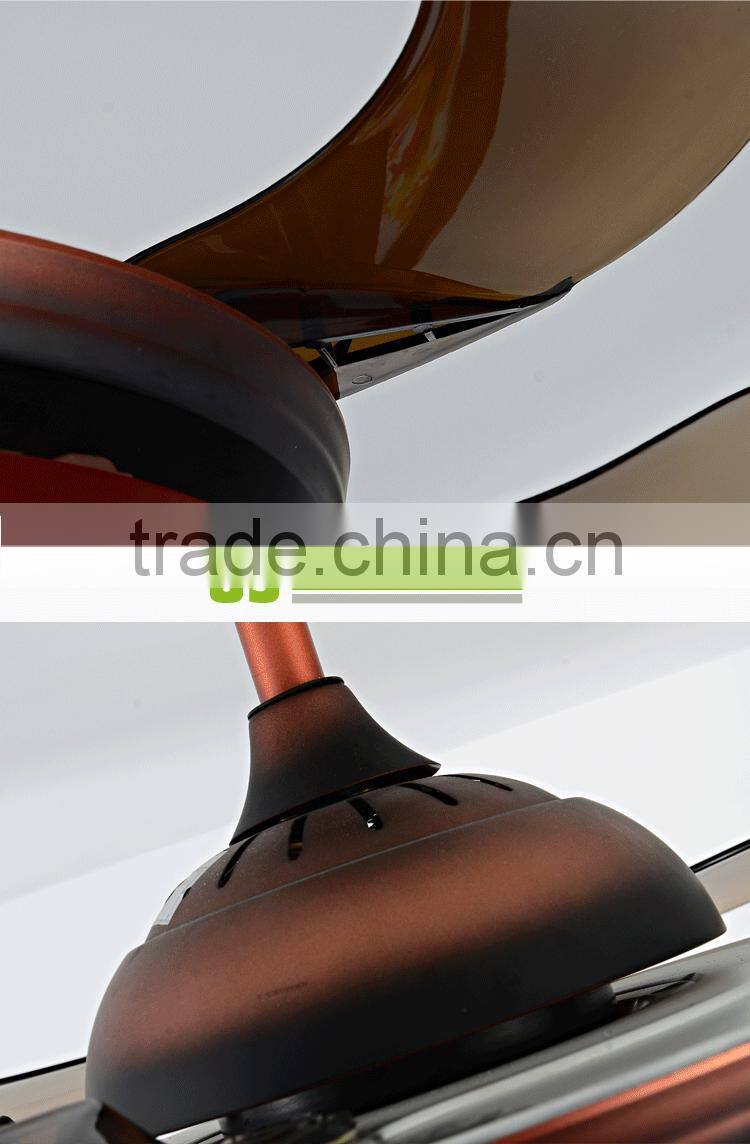 42'' Flower ABS 4 Blades Ceiling Fans For Kids Rooms With LED Light