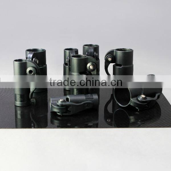 Excellent corrosion caebon fiber telescopic pole with 3K surface finish