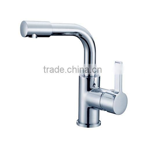 Deck Mounted Contemporary Sanitary Ware Bathroom Basin Mixer Taps