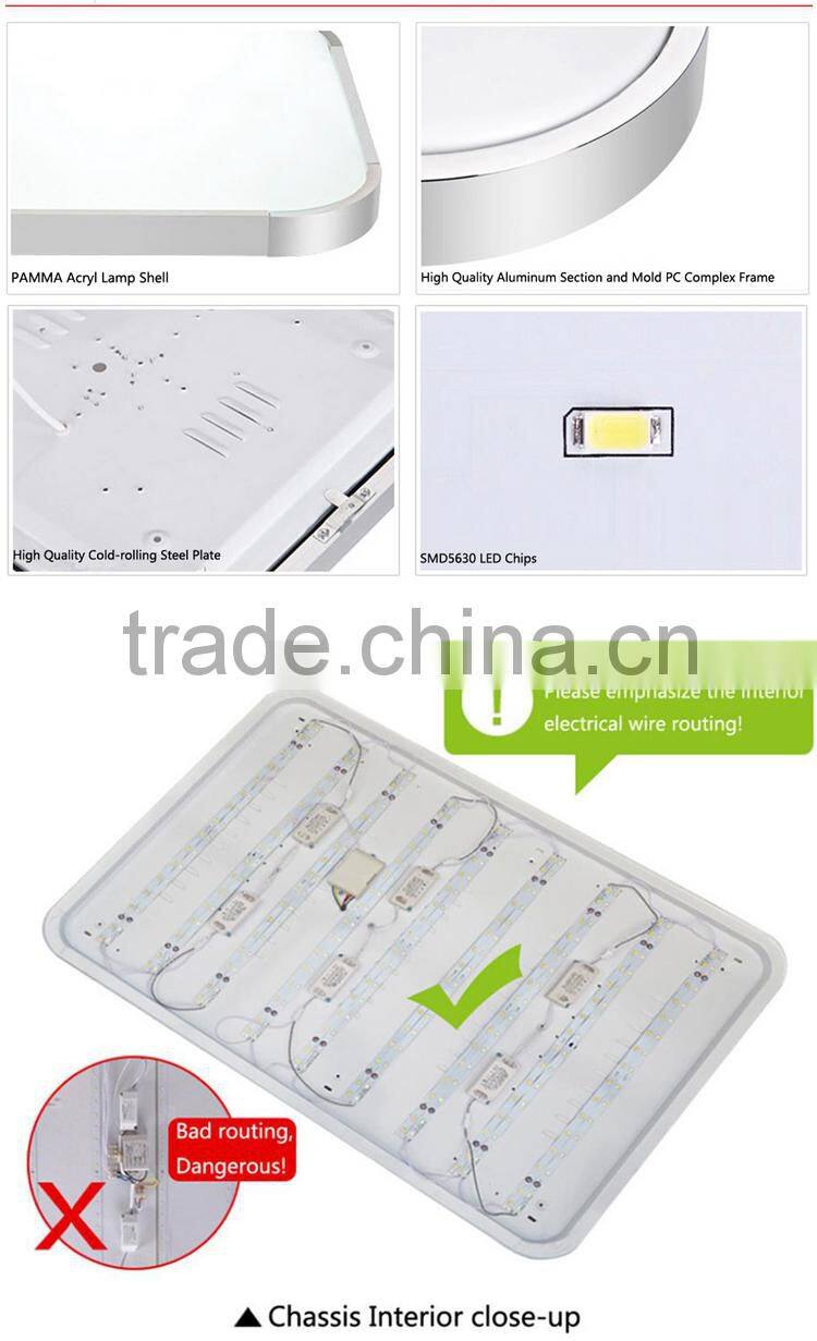 Modern led ceiling light Home Livingroom Bedroom led Ceiling Lamps Energy-saving AC110V 12W 23W 24W 68W 72W 144W